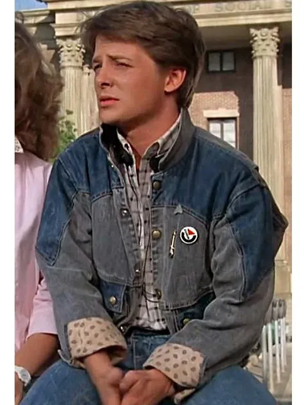 Back To The Future Marty McFly Denim Jacket