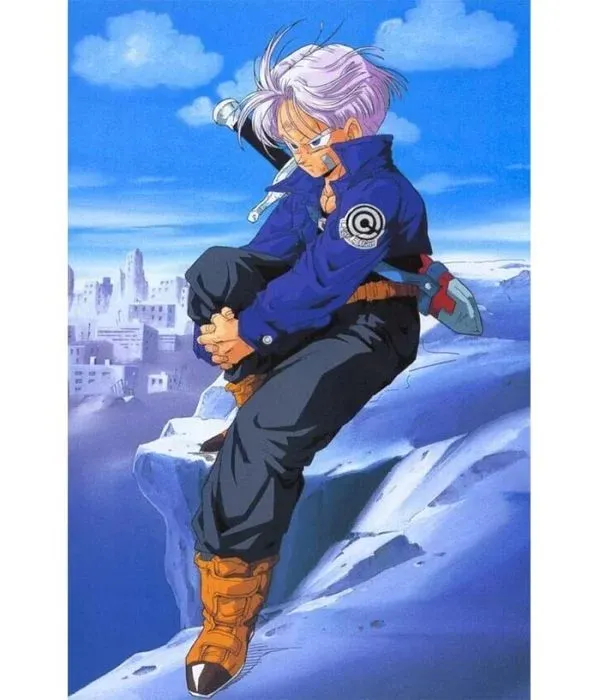 Dragon Ball Z Future Trunks Capsule Corp Blue Jacket