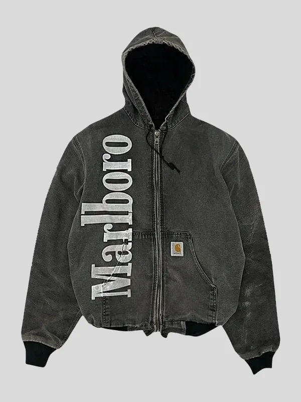 Marlboro Carhartt Hooded Bomber Jacket