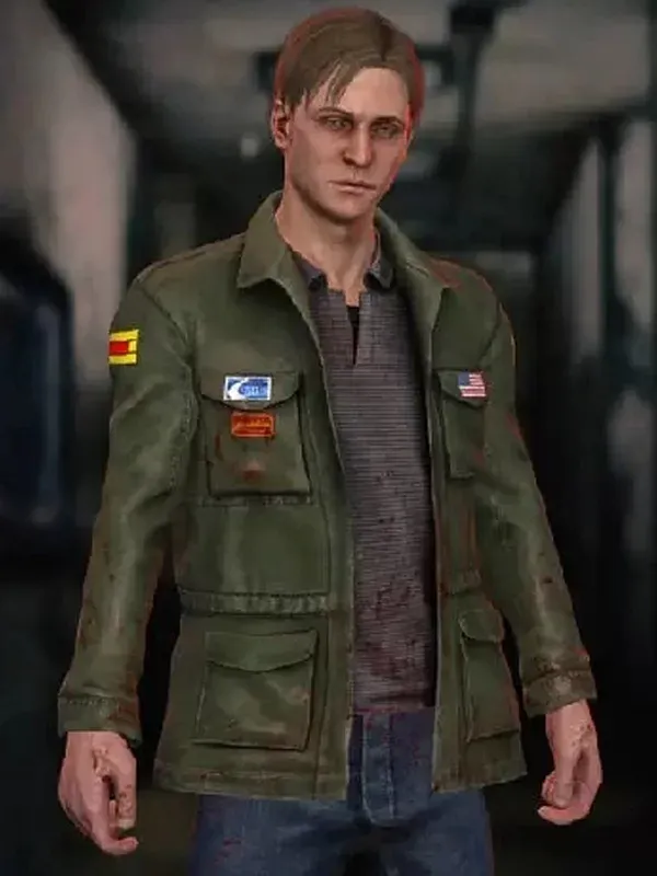 Silent Hill 2 Remake James Sunderland Green Leather Jacket