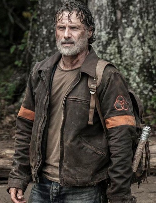 The Walking Dead 2024 Rick Grimes Brown Jacket