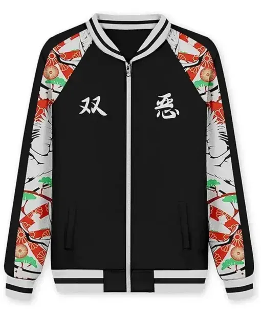 Tokyo Revengers Angry Unisex Black and White Jacket