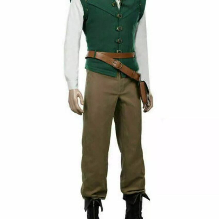 Flynn Rider Green Vest Movie Tangled
