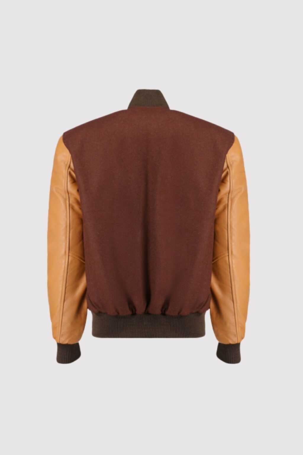 Hotline Miami Brown Letterman Jacket - Image 4