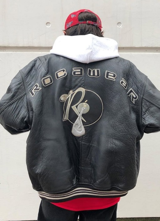 Vintage Rocawear Black Leather Jacket