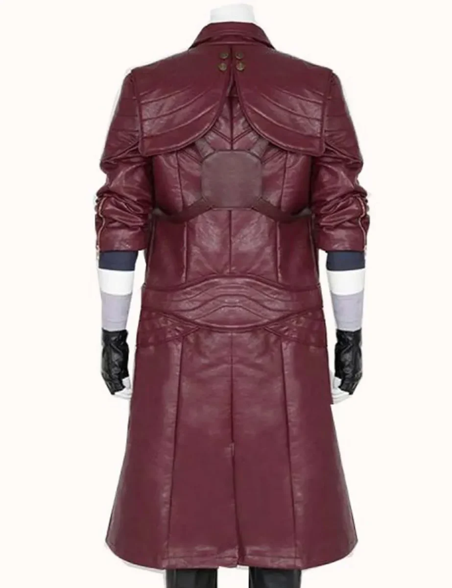 Devil May Cry 5 Dante Red Leather Coat - Image 3