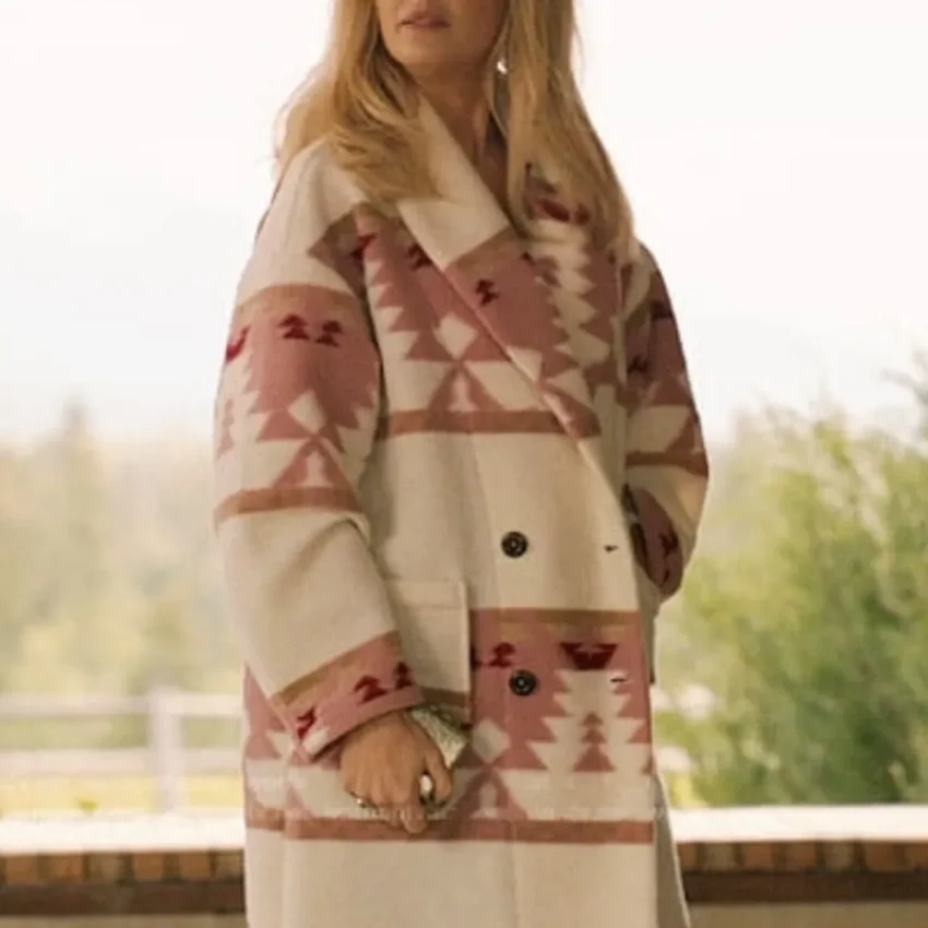 Yellowstone Beth Dutton Pink Coat
