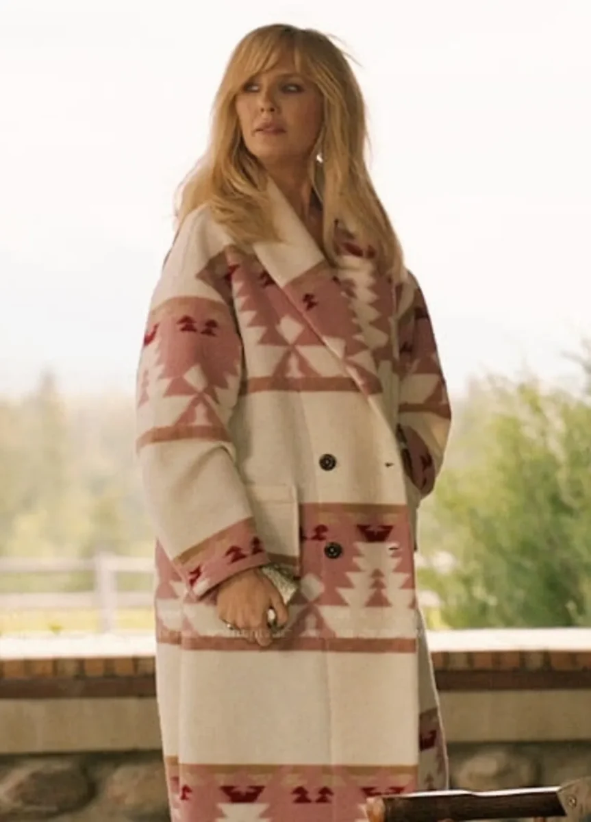 Yellowstone Beth Dutton Pink Coat