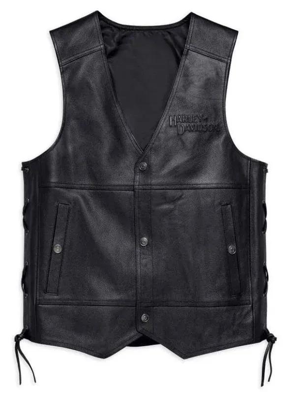Harley Davidson Biker Leather Vest