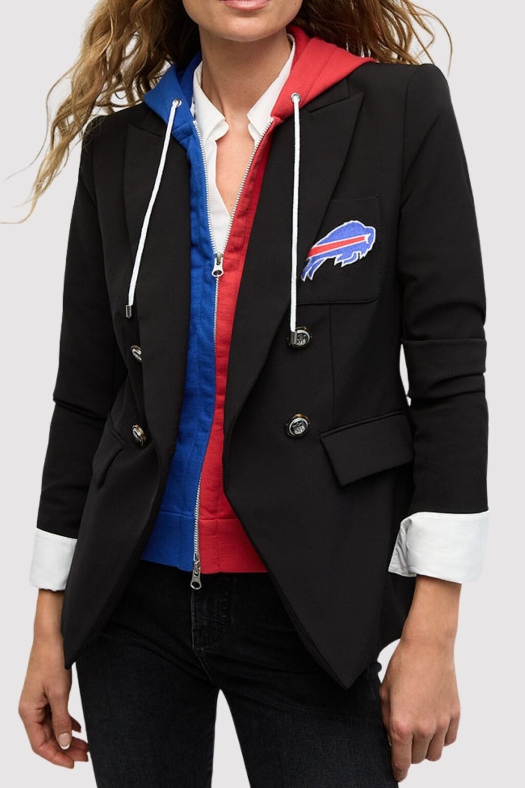 Veronica Beard x NFL Dickey Buffalo Bills Jacket - Image 2