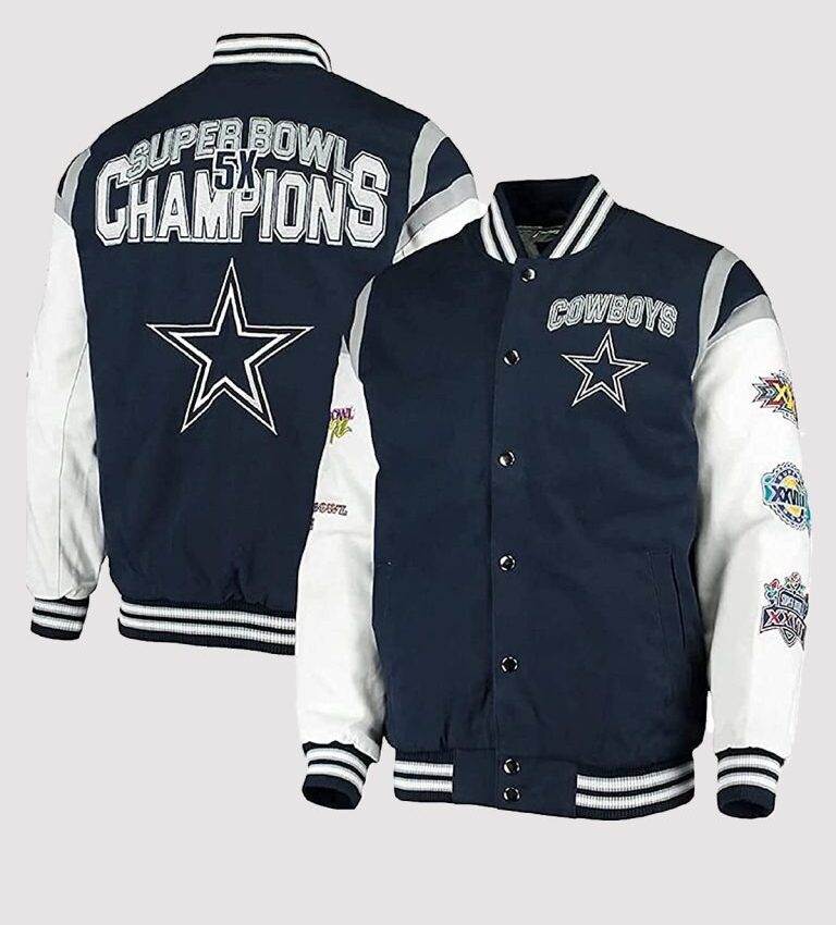 Dallas Cowboys Goal Post Varsity Jacket