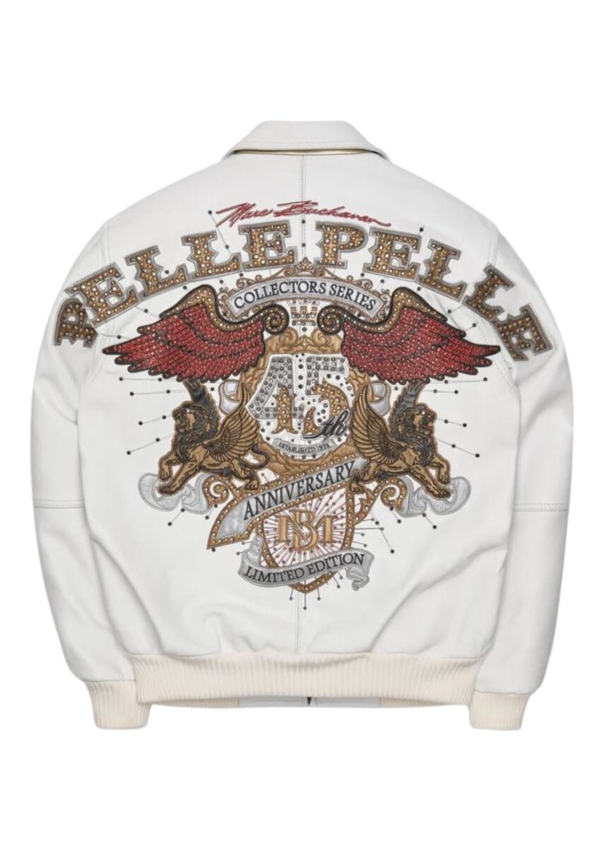 Playboi Carti All Red Pelle Pelle White leather Jacket - Image 3