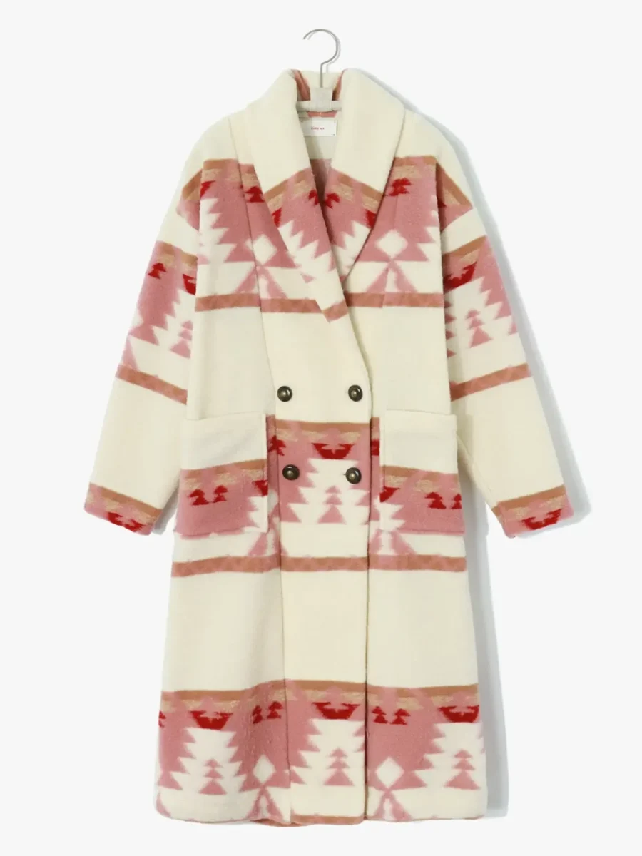 Yellowstone Beth Dutton Pink Coat - Image 2