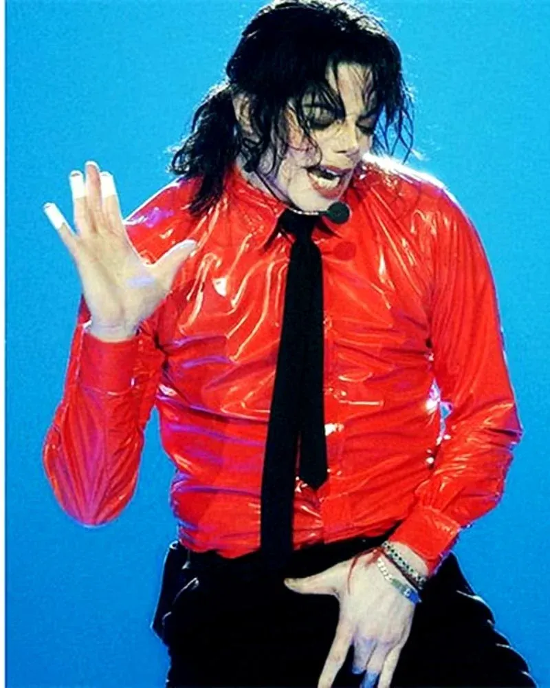MJ Michael Jackson Leather Shirt