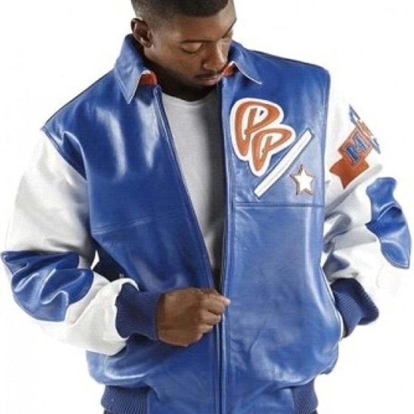 Pelle Pelle Soda Club Blue Leather Jacket