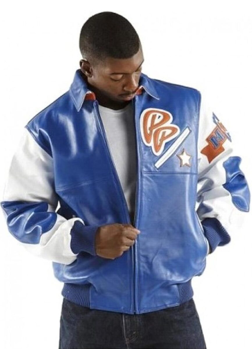 Pelle Pelle Soda Club Blue Leather Jacket