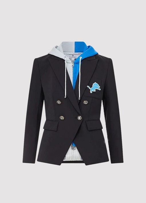 Veronica Beard x NFL Dickey Detroit Lions Jacket