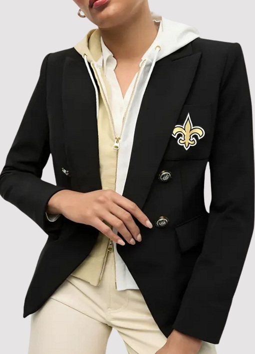 Veronica Beard x NFL Dickey New Orleans Saints Jacket