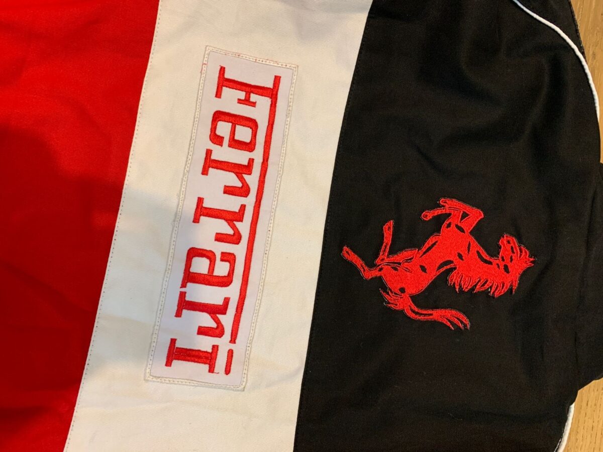 Ferrari F1 90s Vintage Racing Bomber Jacket - Image 5