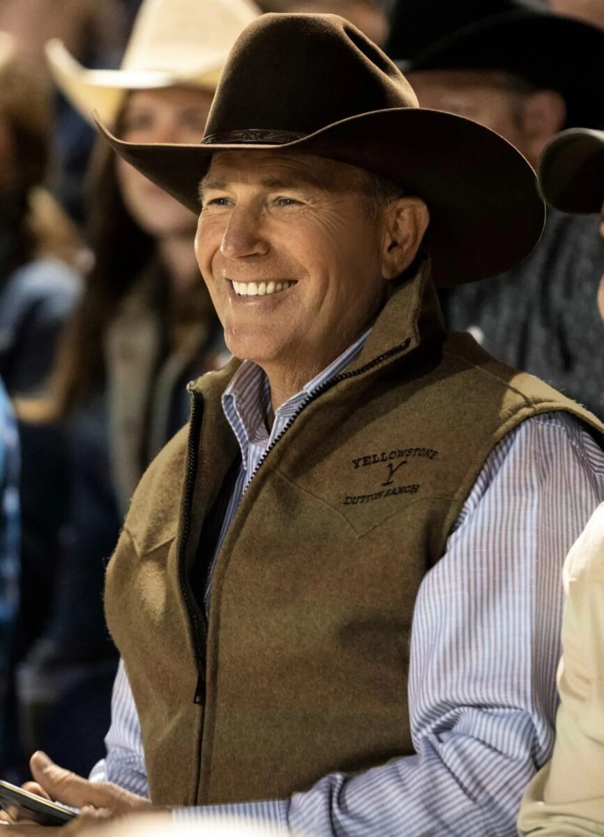 Yellowstone John Dutton S03 Brown Vest