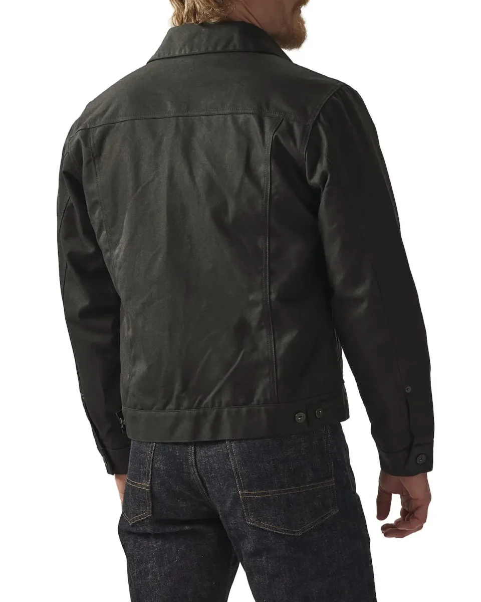 Rip Wheeler Yellowstone Black Cotton Jacket - Image 7