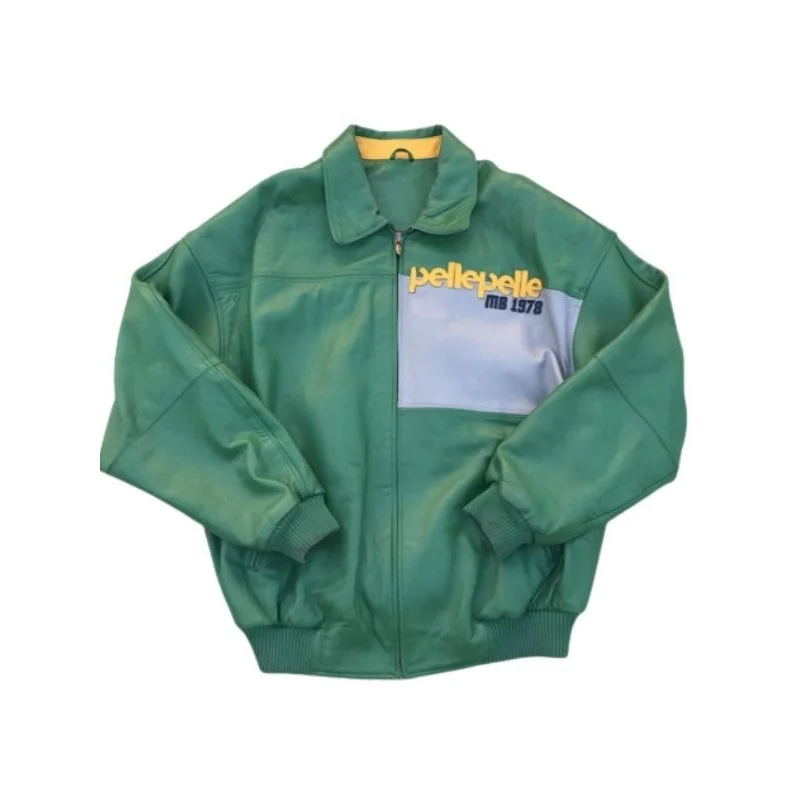 Pelle Pelle 1978 Green Leather Jacket