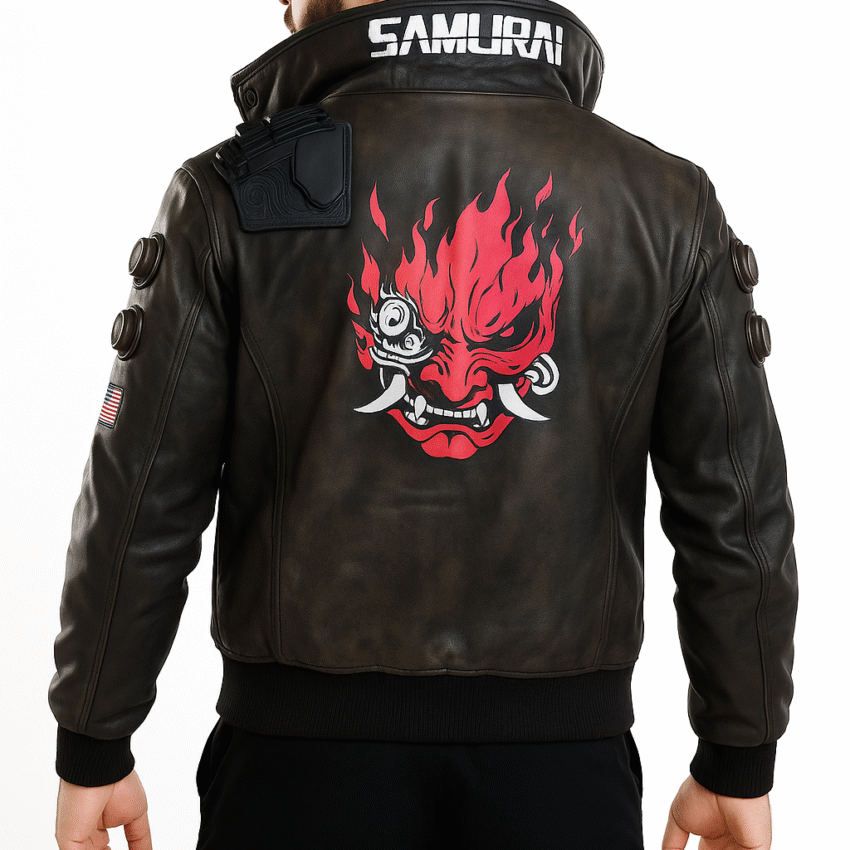 Cyberpunk Inspired Samurai Bomber Jacket