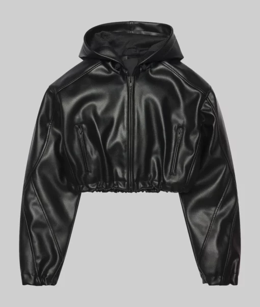 Kylie Jenner Black Leather Jacket