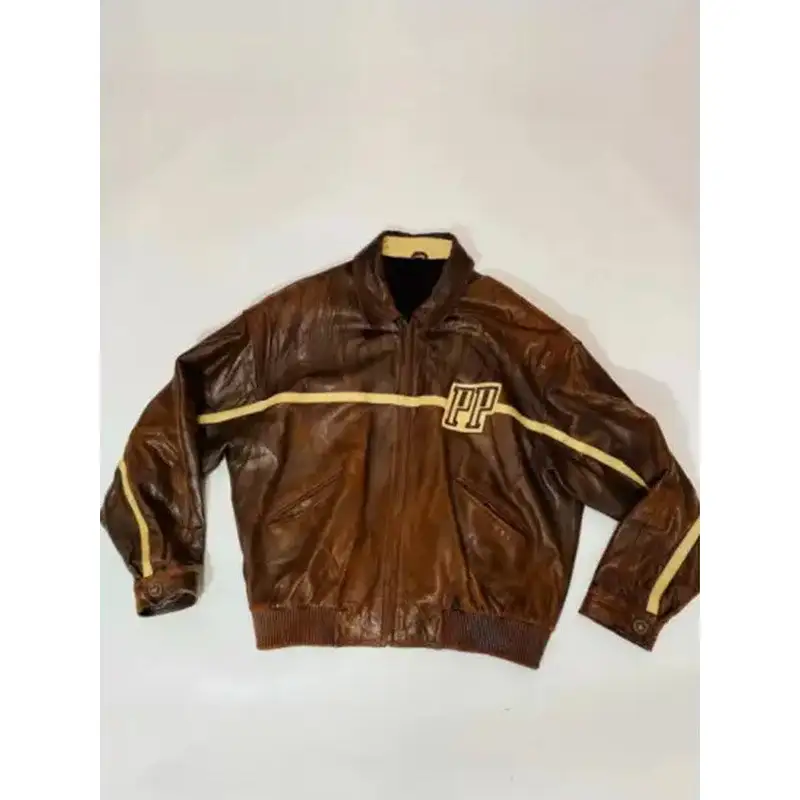 Marc Buchanan Pelle Pelle Brown Jacket