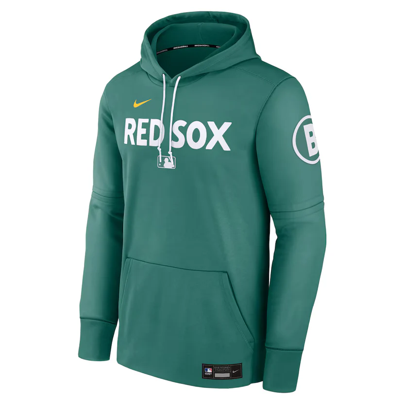 Men's Boston Red Sox Nike Green 2025 Pullover Hoodie