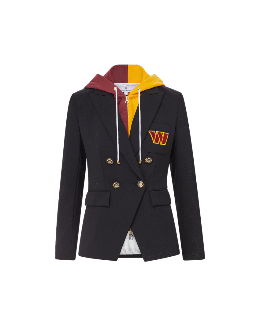 Washington Commanders Veronica Beard Black Dickey Jacket