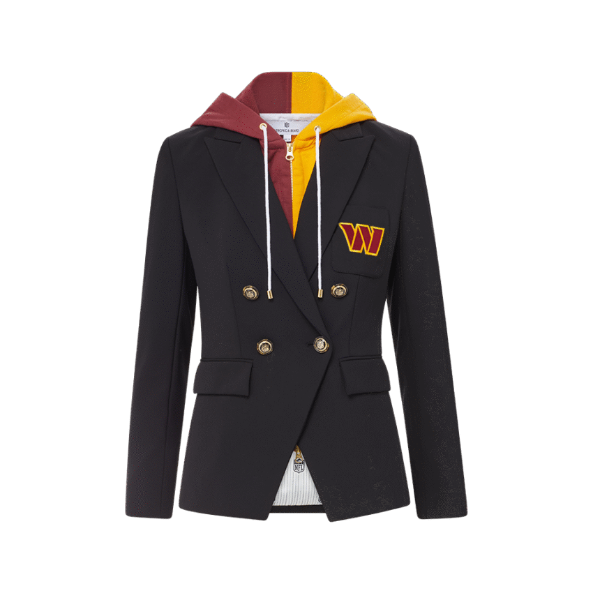 Washington Commanders Veronica Beard Black Dickey Jacket