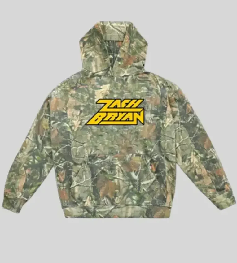 Zach Bryan Camo Hoodie