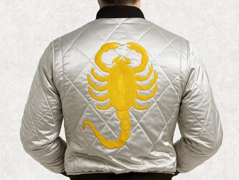 Ryan Gosling Inspired Scorpion Jacket – Classic Bomber Style
