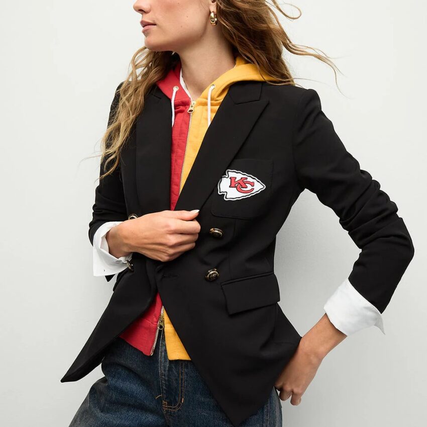 Kansas City Chiefs Veronica Beard Black Dickey Jacket