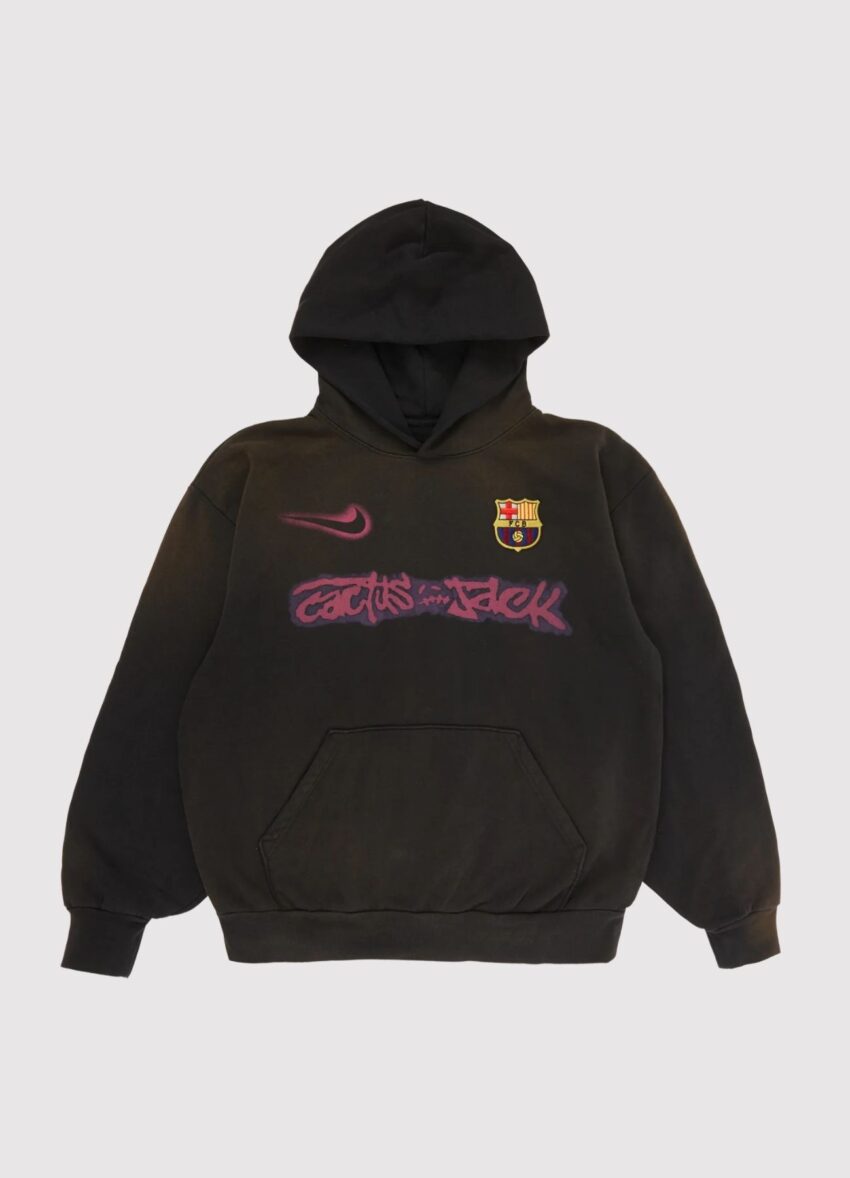 CJ x FC Barcelona Retro 2000/01 Home Skeleton Hoodie