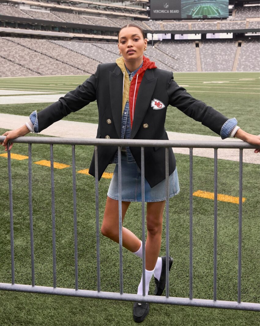 Kansas City Chiefs Veronica Beard Black Dickey Jacket - Image 3