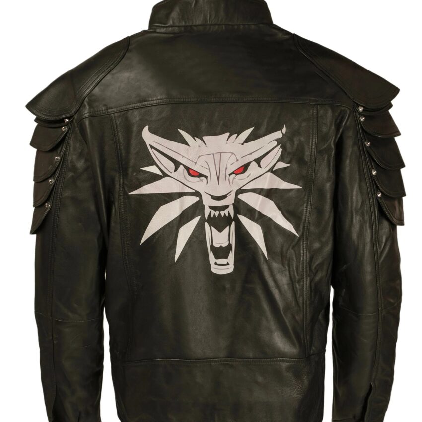 Cyberpunk V's Samuraii Wolf School Leather Jacket