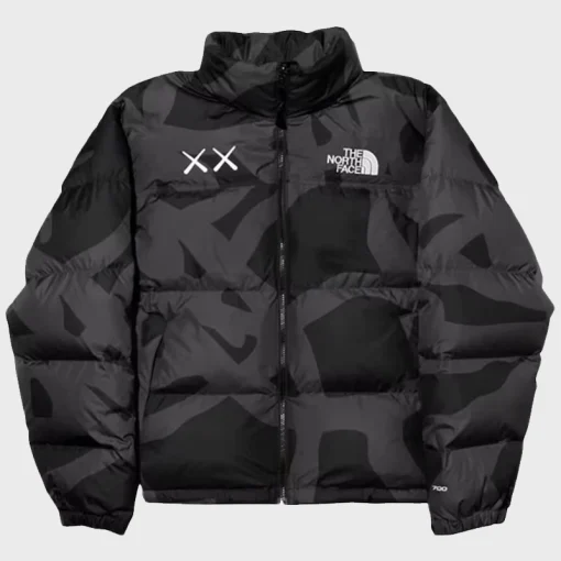 KAWS Mens Retro 1996 North Face Black Jacket